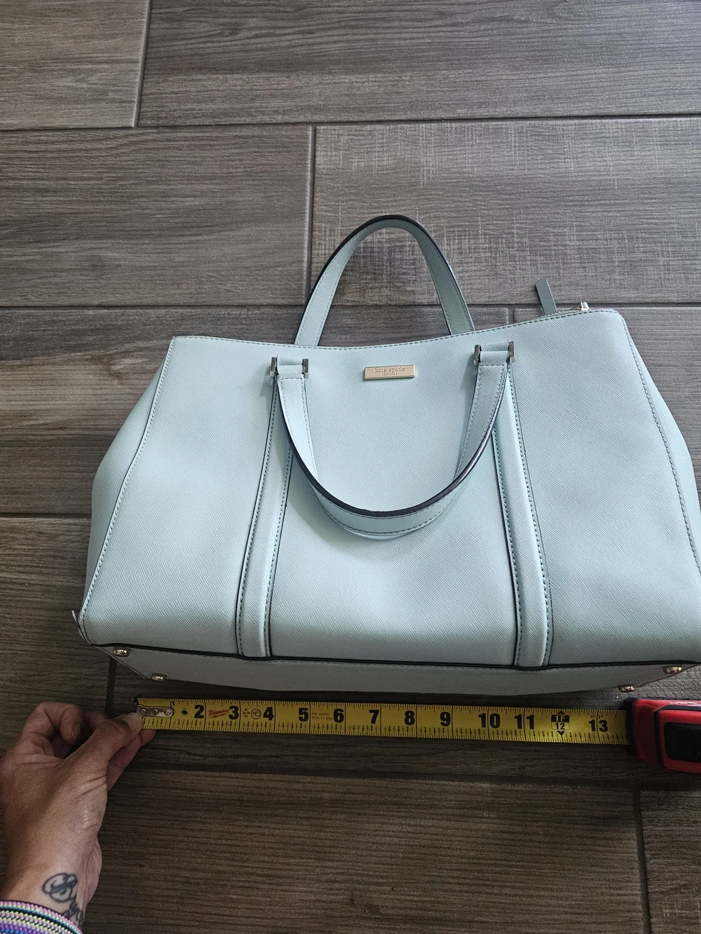 kate spade Pale Blue Structured Satchel Handbag